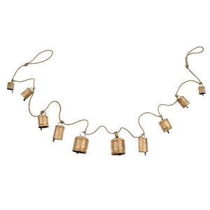 garland | rustic temple bells