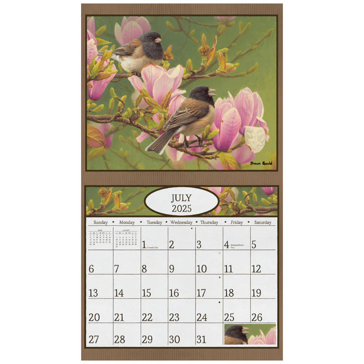 birds in nature | 2025 calendar