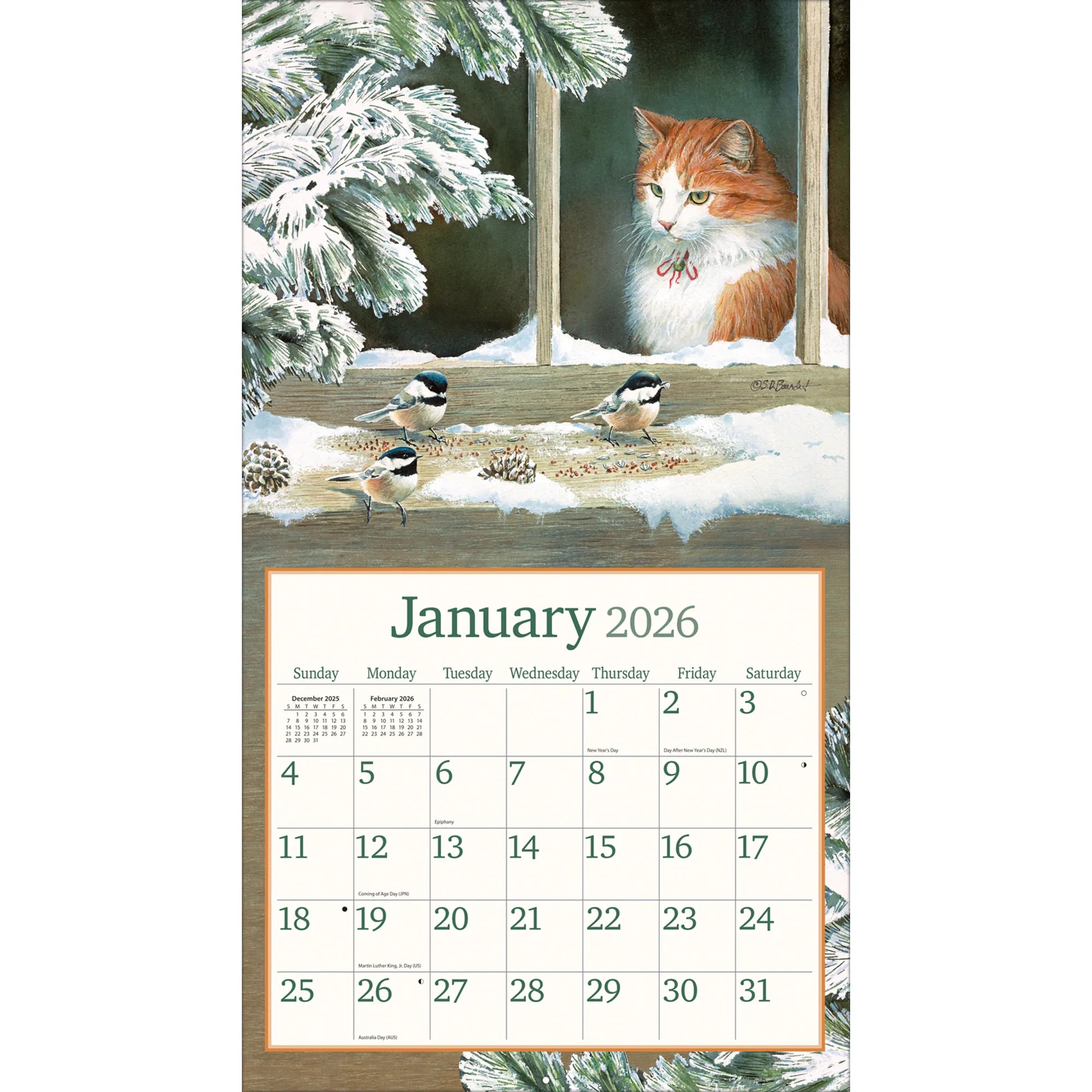 cats in the country | 2026 calendar