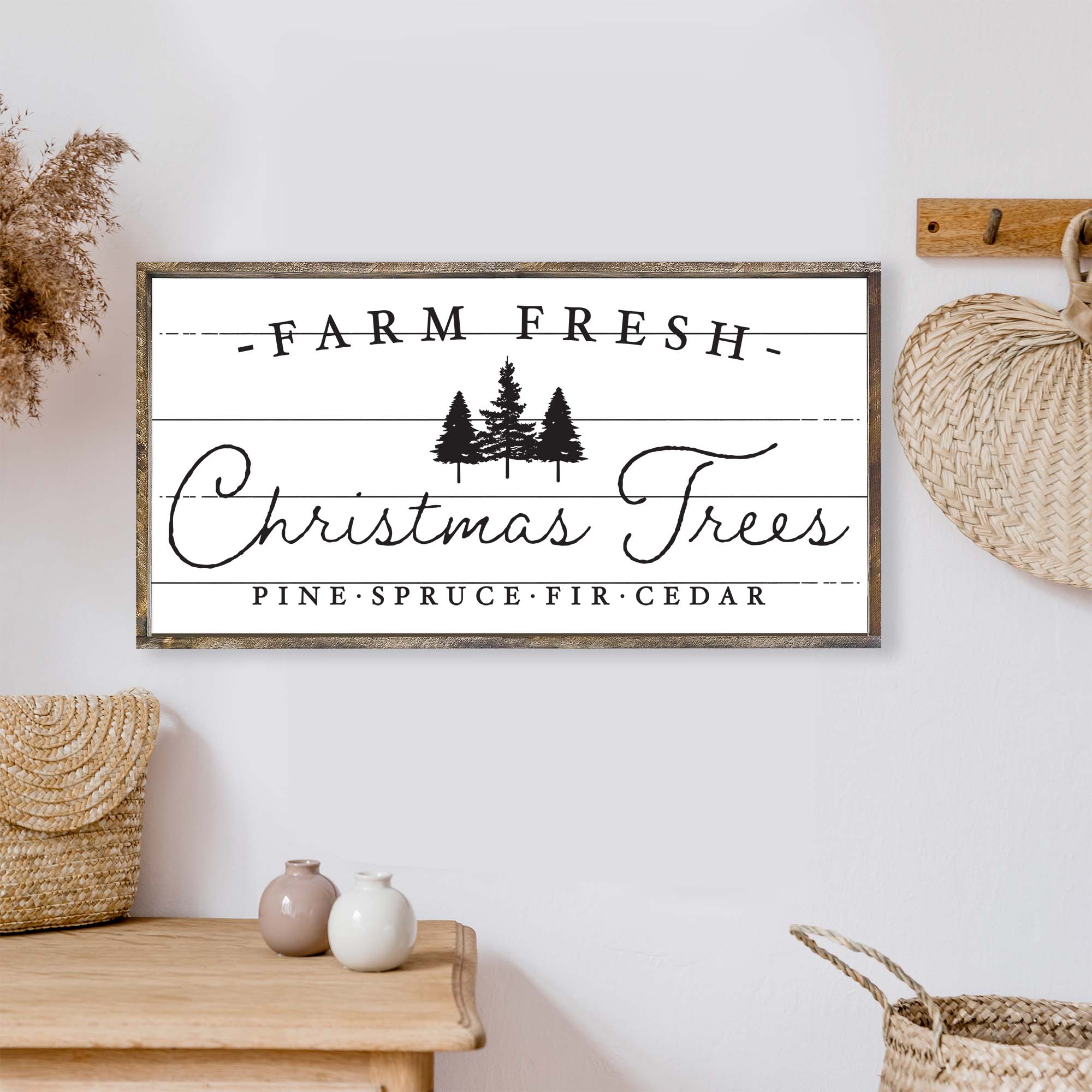 farm fresh christmas trees | sign