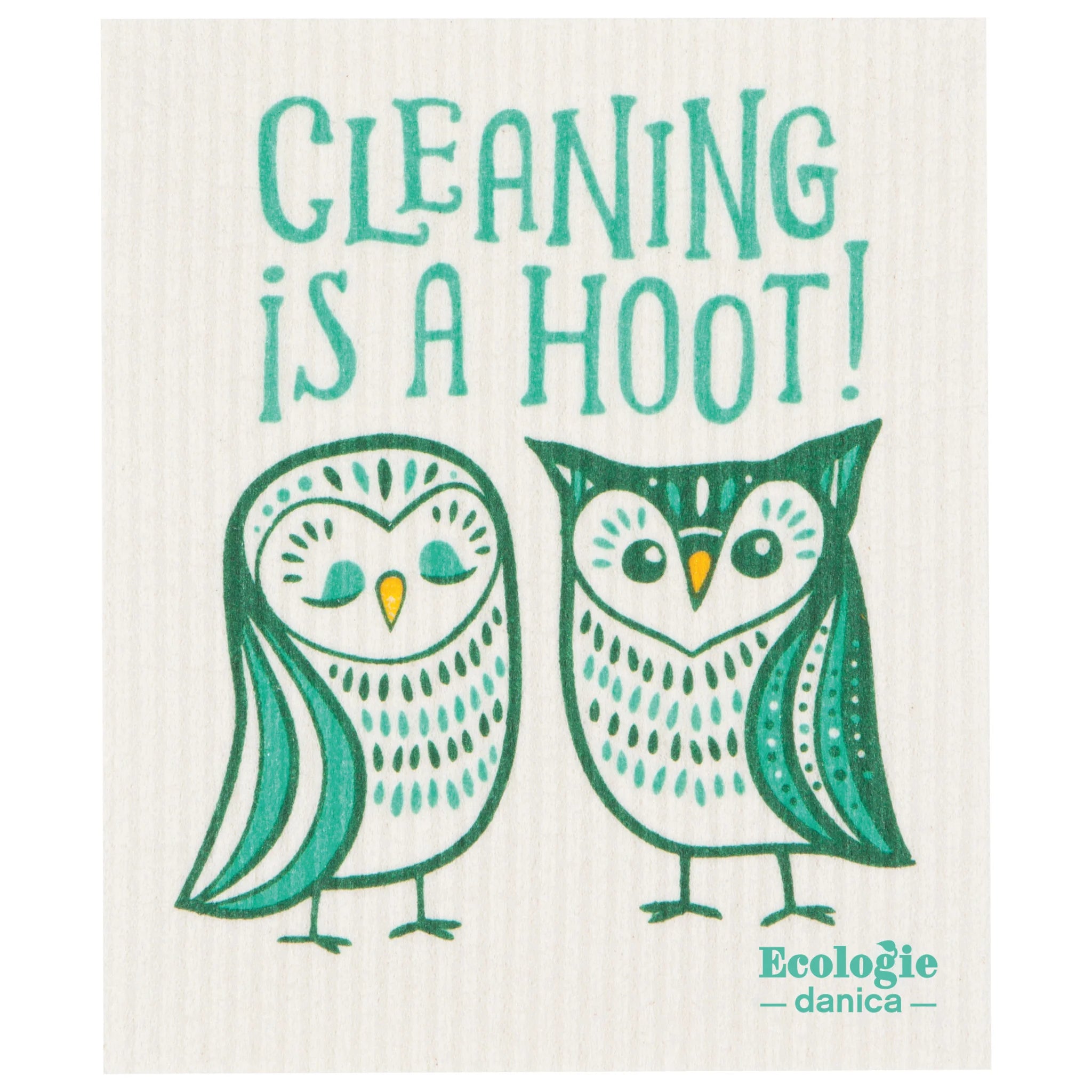 cleaning is a hoot | swedish dish cloth