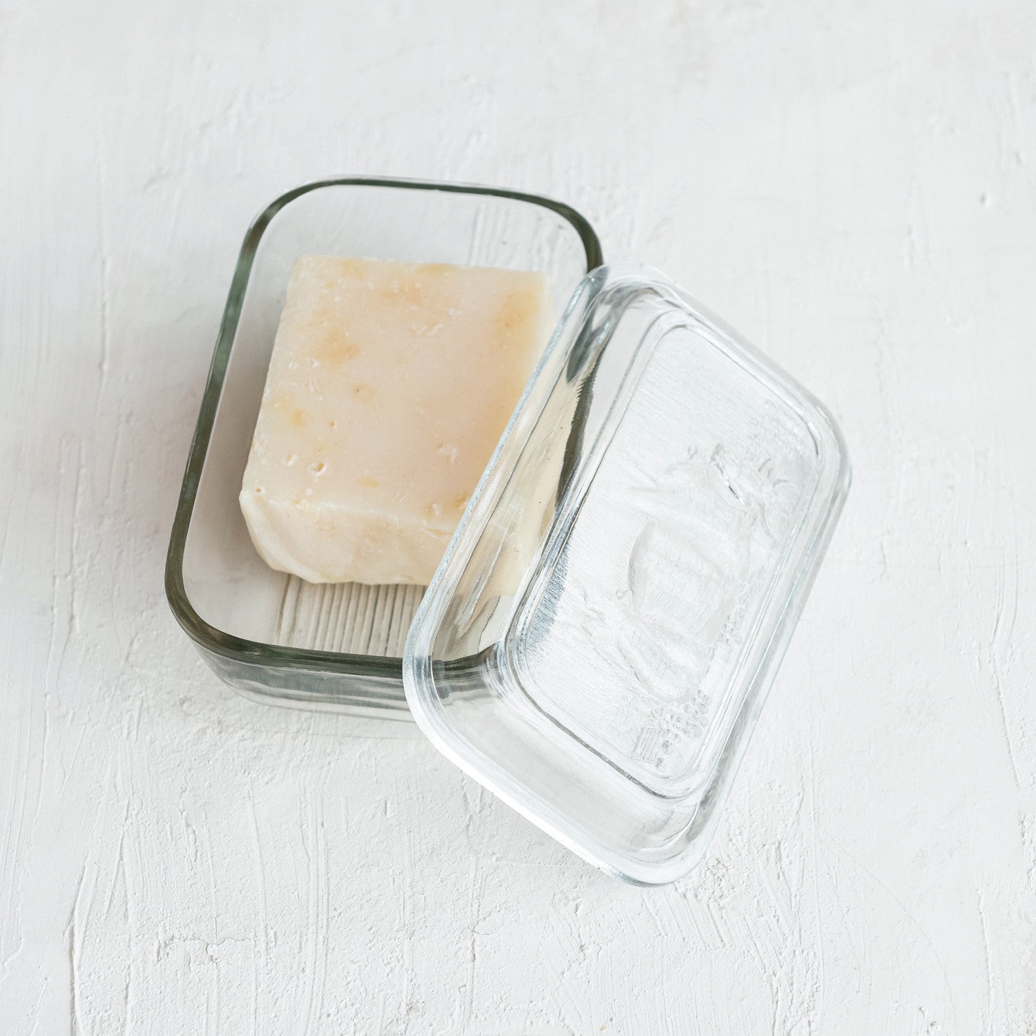 cow | pressed glass butter dish