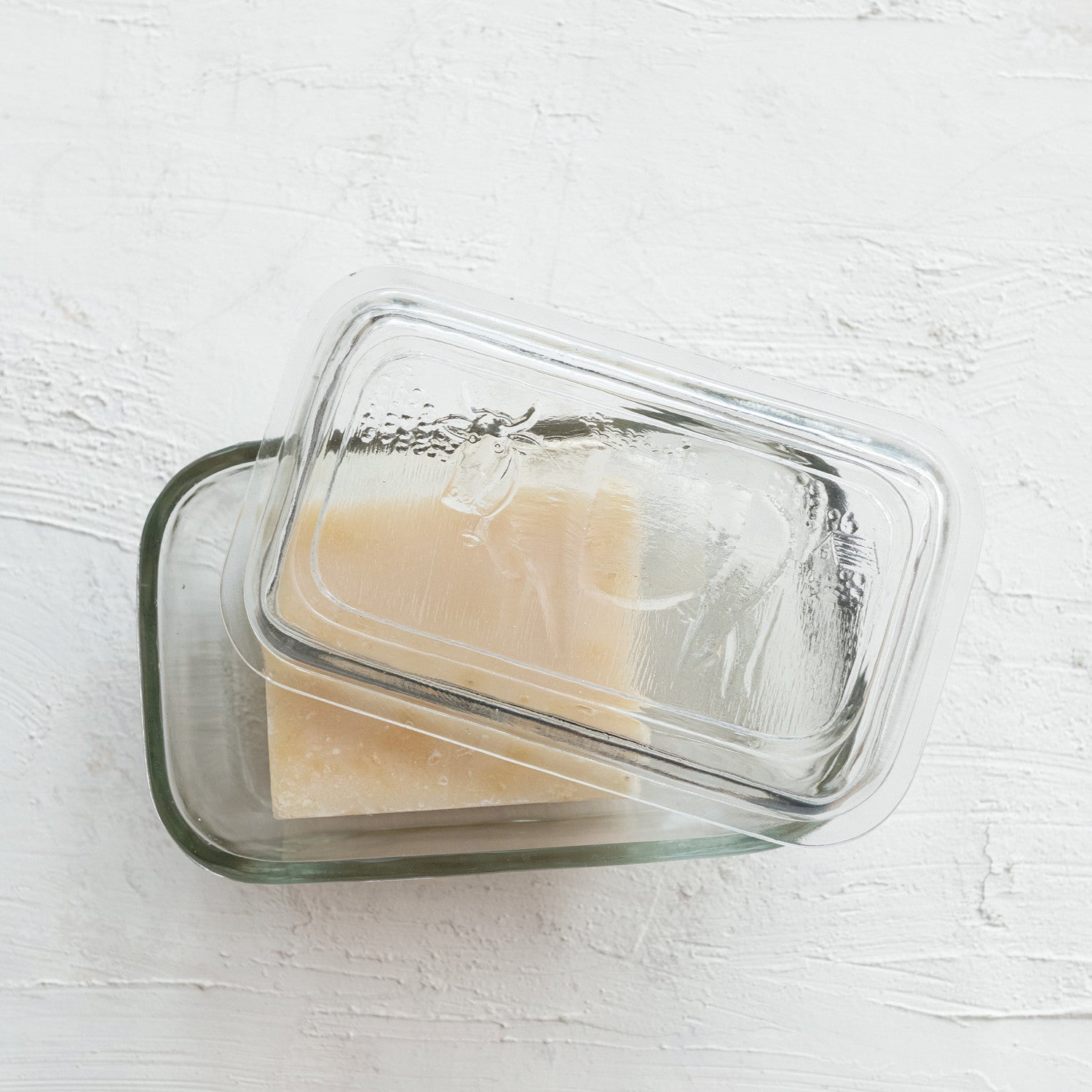 cow | pressed glass butter dish