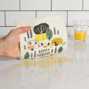 happy camper | swedish dish cloth