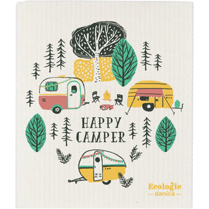 happy camper | swedish dish cloth