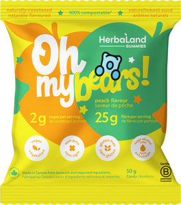 oh my bears peach | herbaland gummi