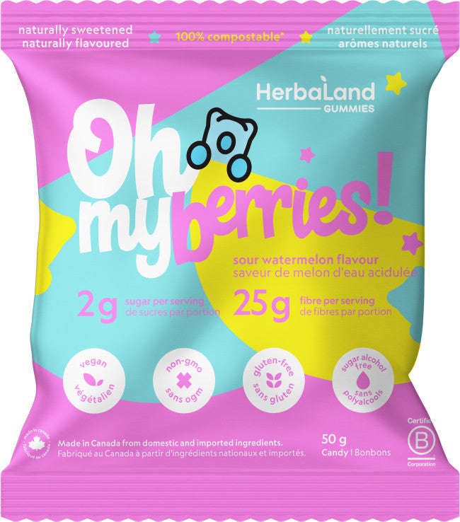 oh my sour watermelon | herbaland gummi