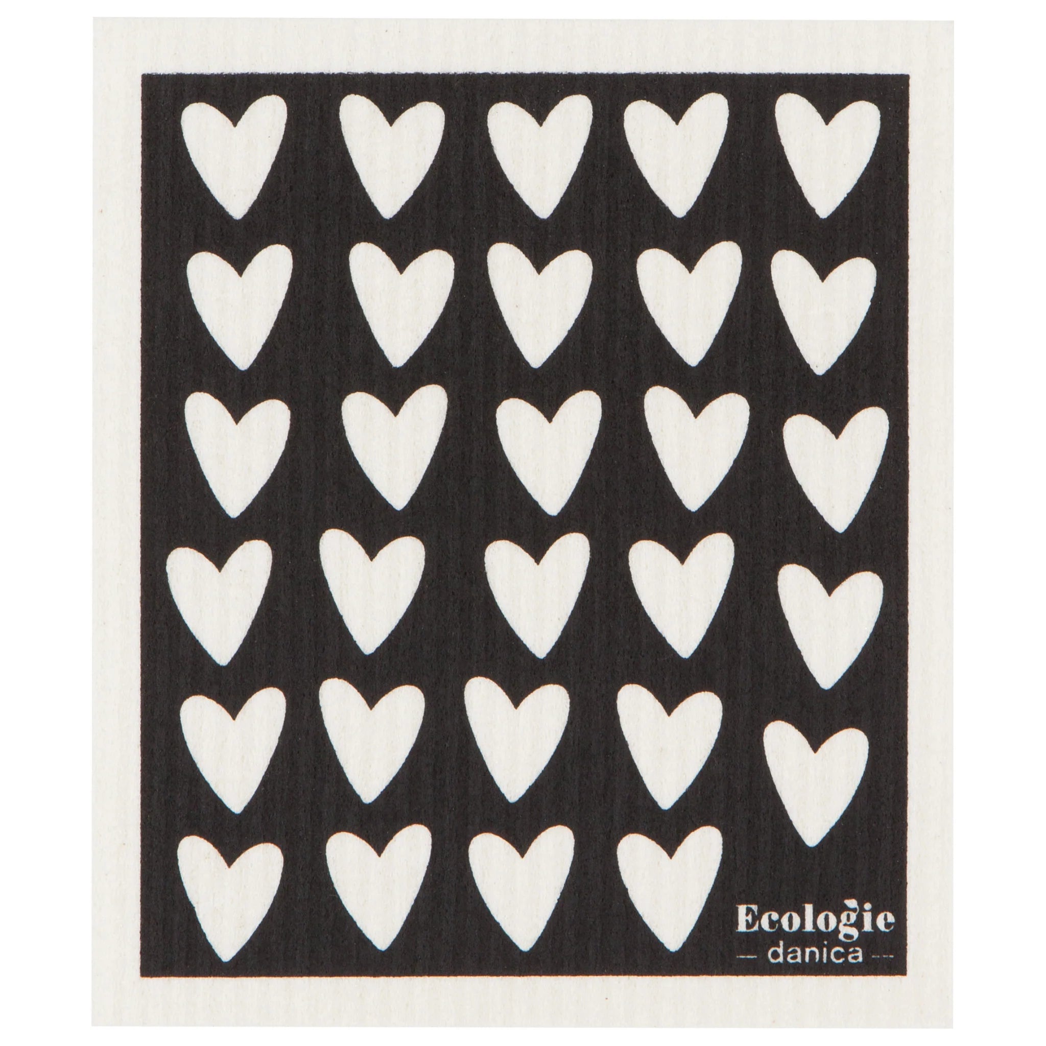 hearts | swedish dish cloth