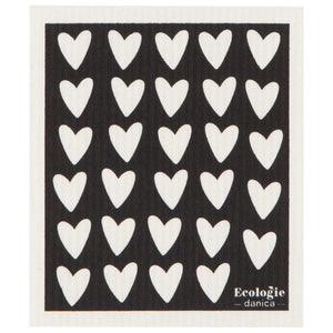 hearts | swedish dish cloth