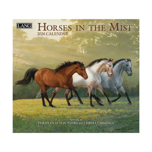 horses in the mist | 2025 calendar