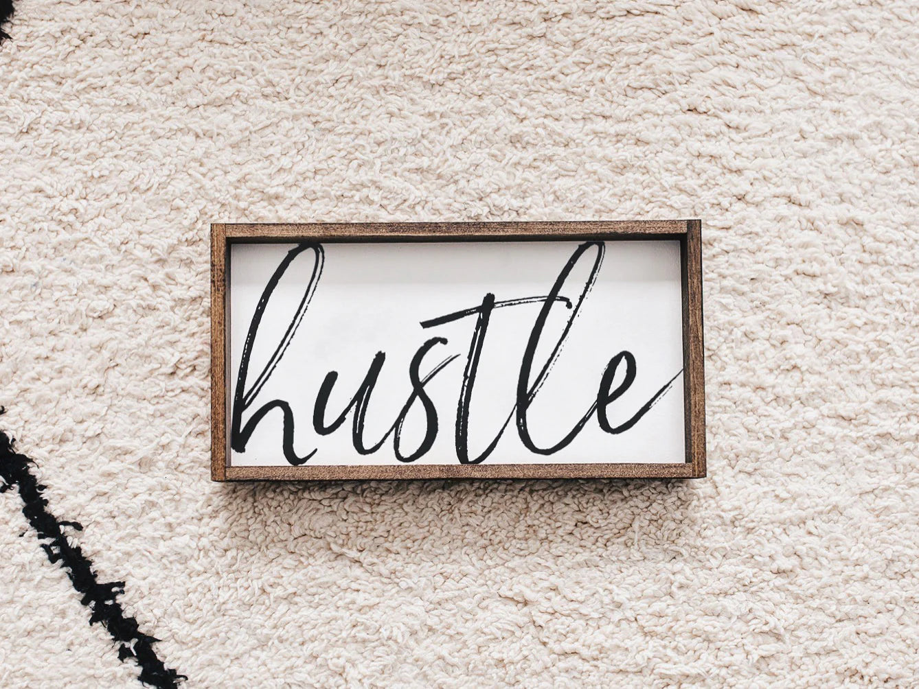 hustle | sign