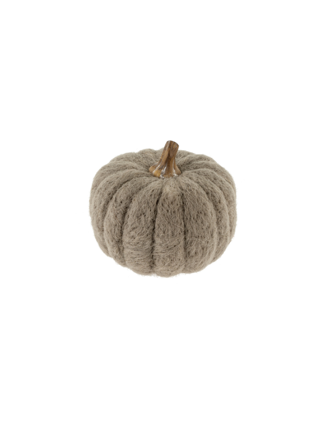 grey | medium felt pumpkin