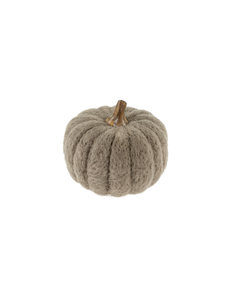 grey | small felt pumpkin