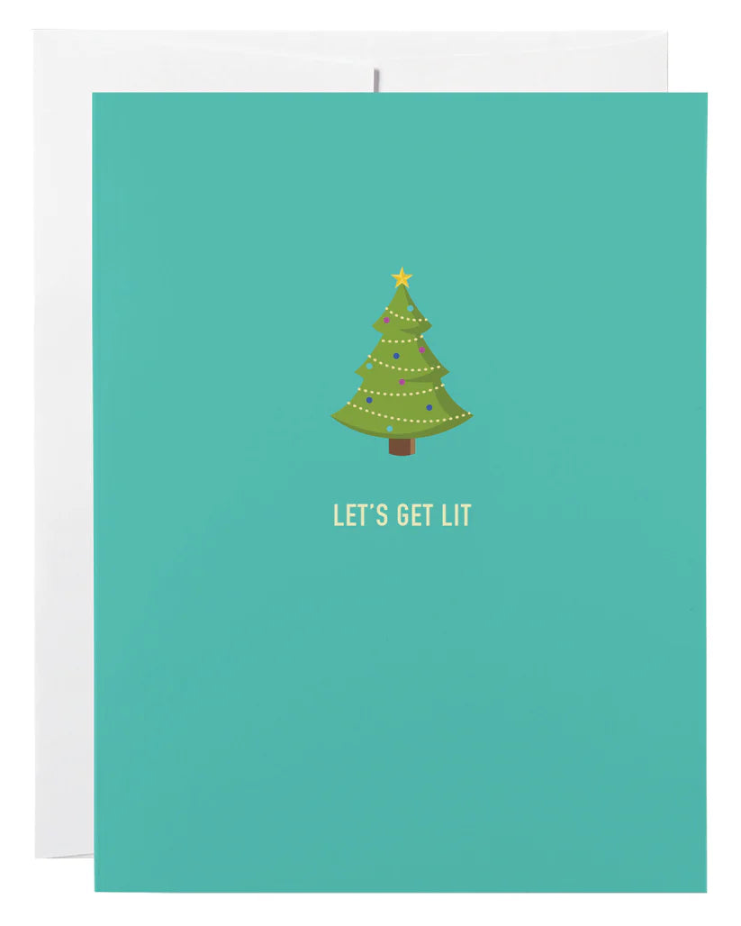 let's get lit | card