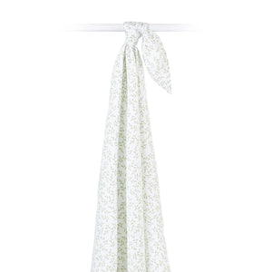 greenery | muslin cotton large swaddle