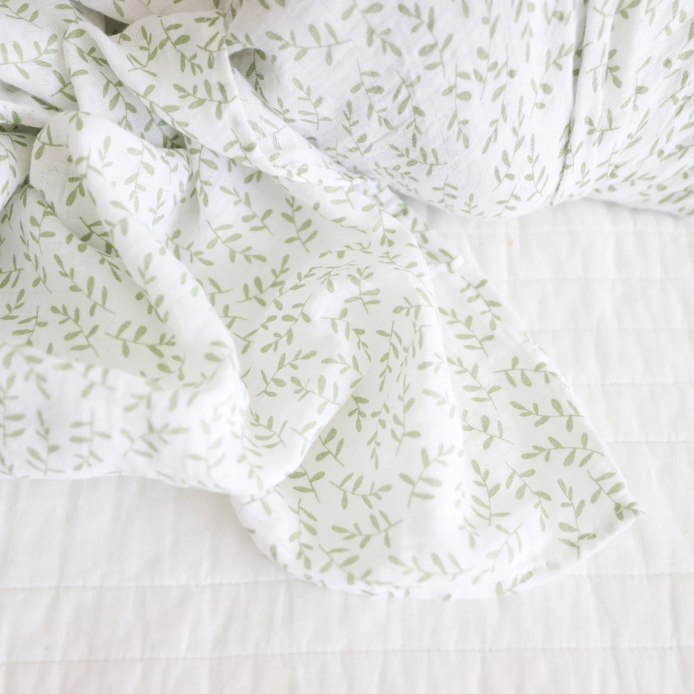 greenery | muslin cotton large swaddle