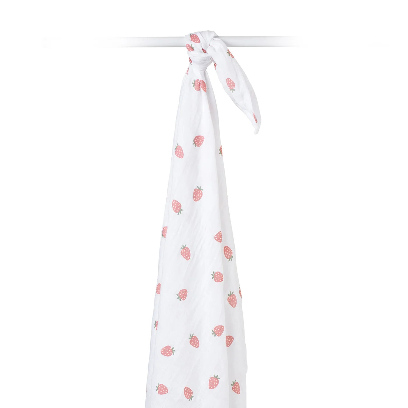 strawberries | muslin cotton large swaddle