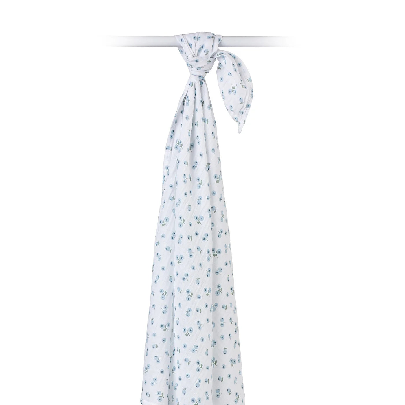 blueberries | muslin cotton large swaddle