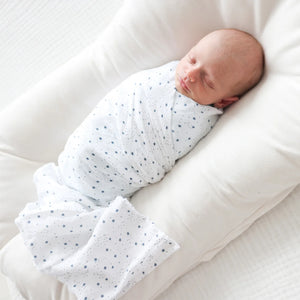 stars | muslin cotton large swaddle