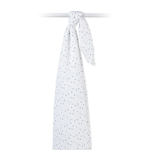 stars | muslin cotton large swaddle