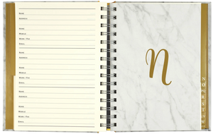 marble | large address book