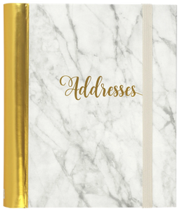 marble | large address book