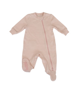 pink  |  mini waffle footed sleeper