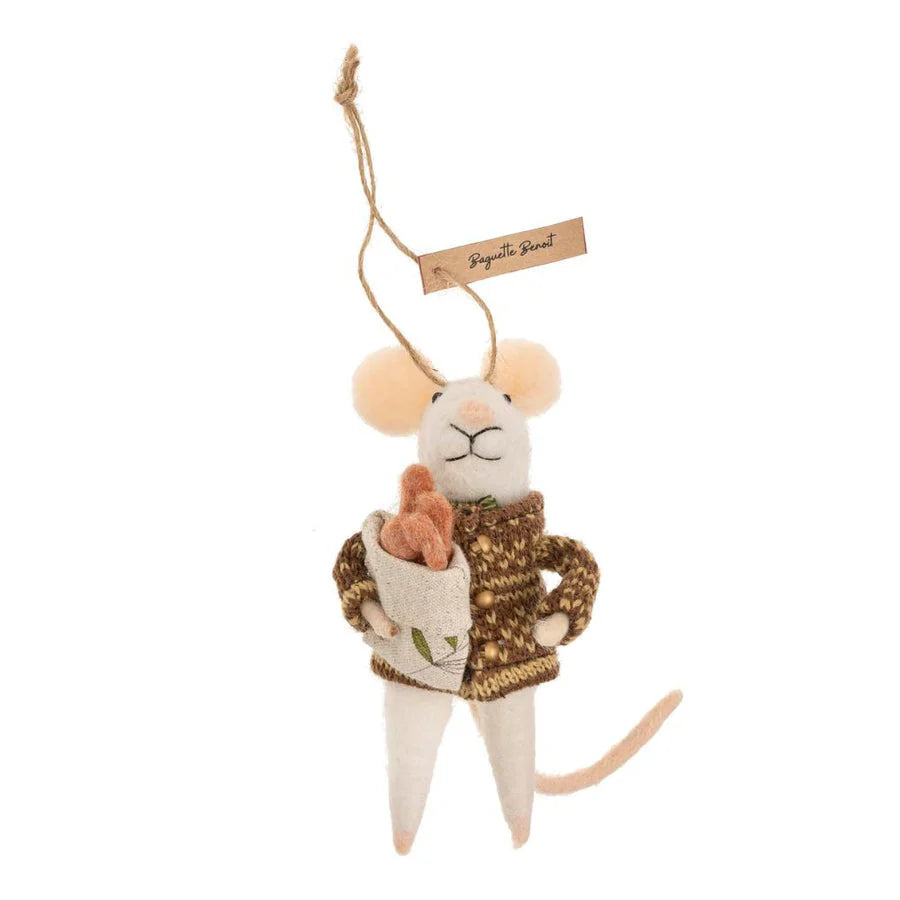 baguette benoit | mouse ornament