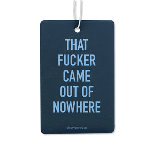 out of no where | air freshener