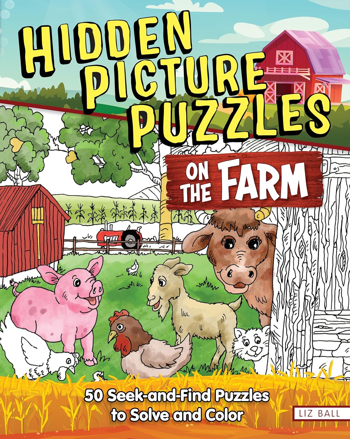 on the farm | hidden picture puzzles