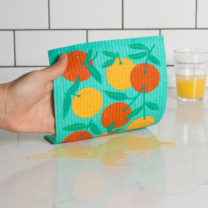 oranges | swedish dish cloth