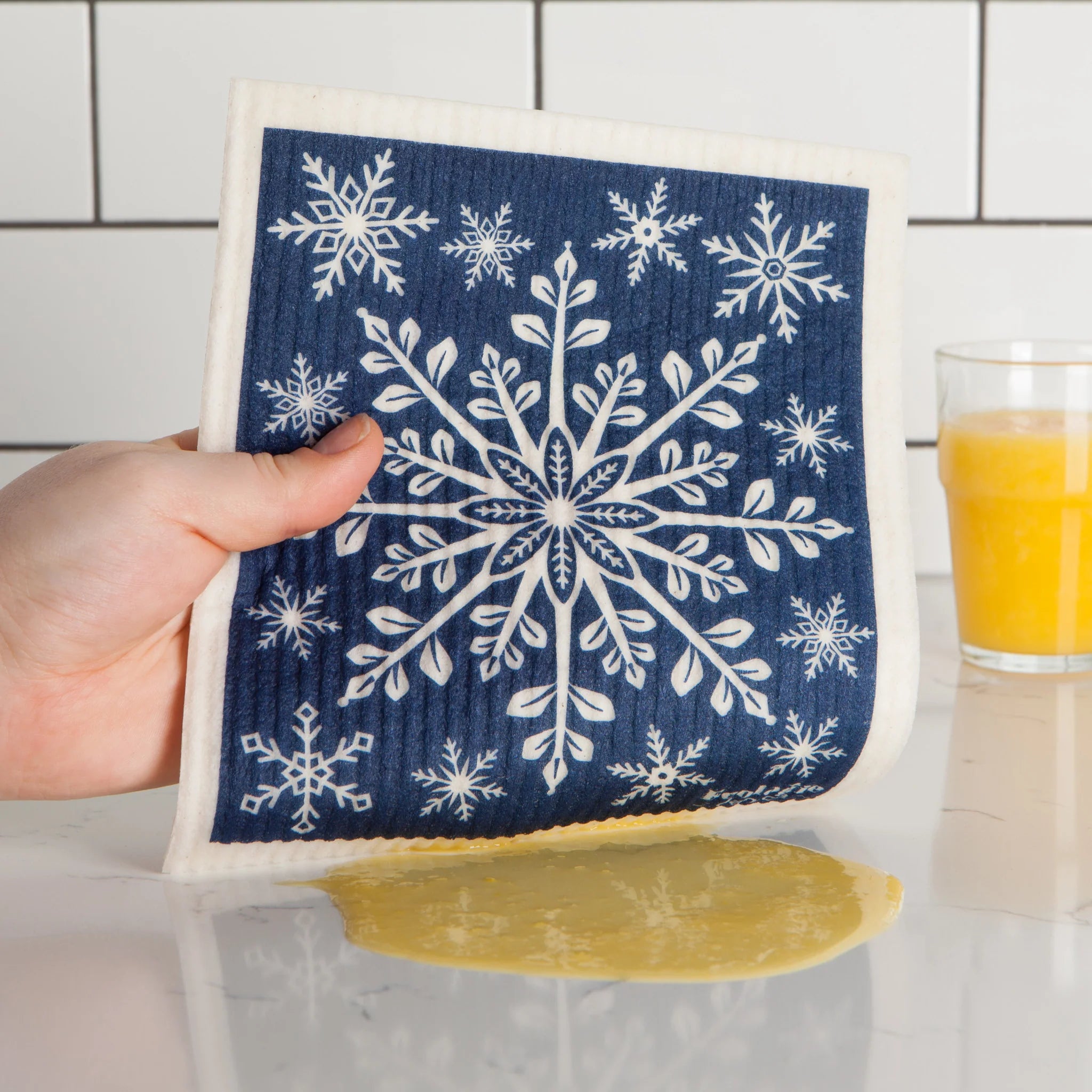 snowflake ornament | swedish dish cloths