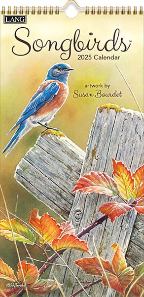 songbirds | 2025 vertical calendar