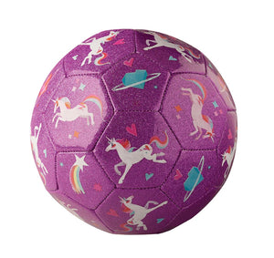 unicorn galaxy | glitter soccer ball