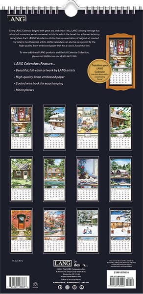 country welcome | 2025 vertical calendar