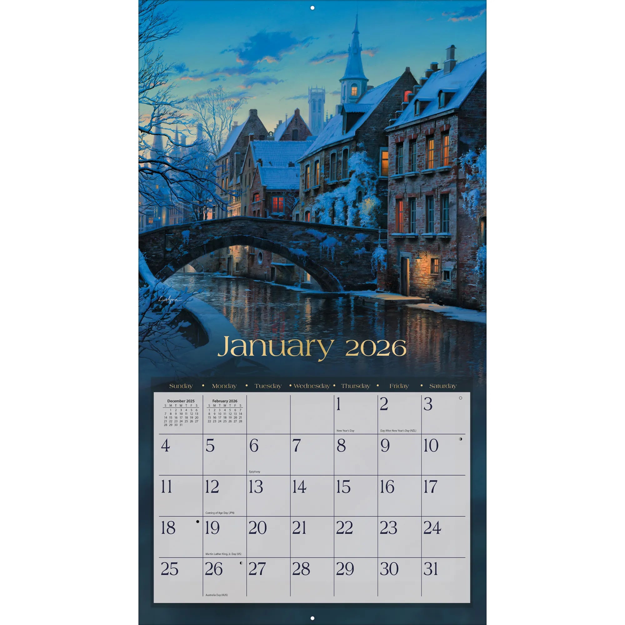 around the world | 2026 calendar