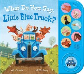 what do you say little blue truck | book