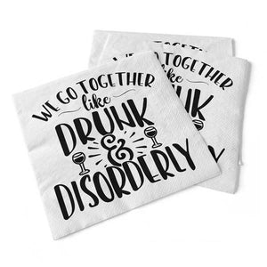 drunk + disorderly | beverage napkins