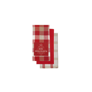 home for the holidays | tea towel set