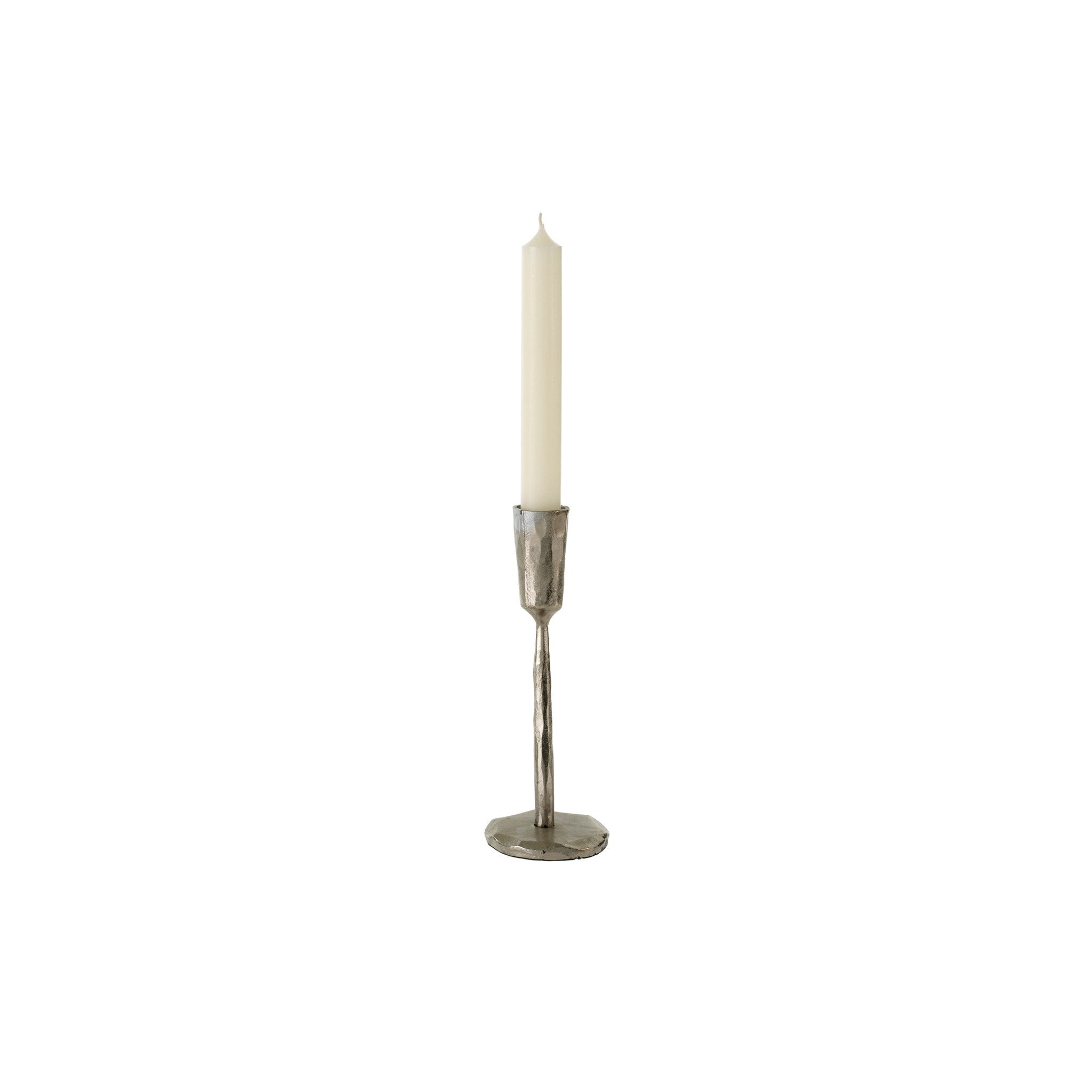 luna | small forged candlestick