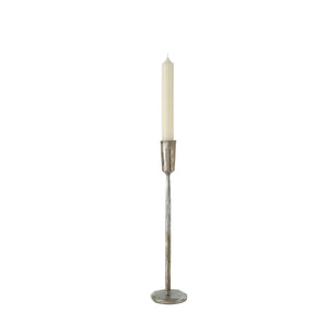 luna | medium forged candlestick