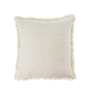 frayed | oatmeal pillow