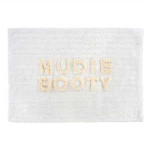 nudie booty | cream bathroom mat