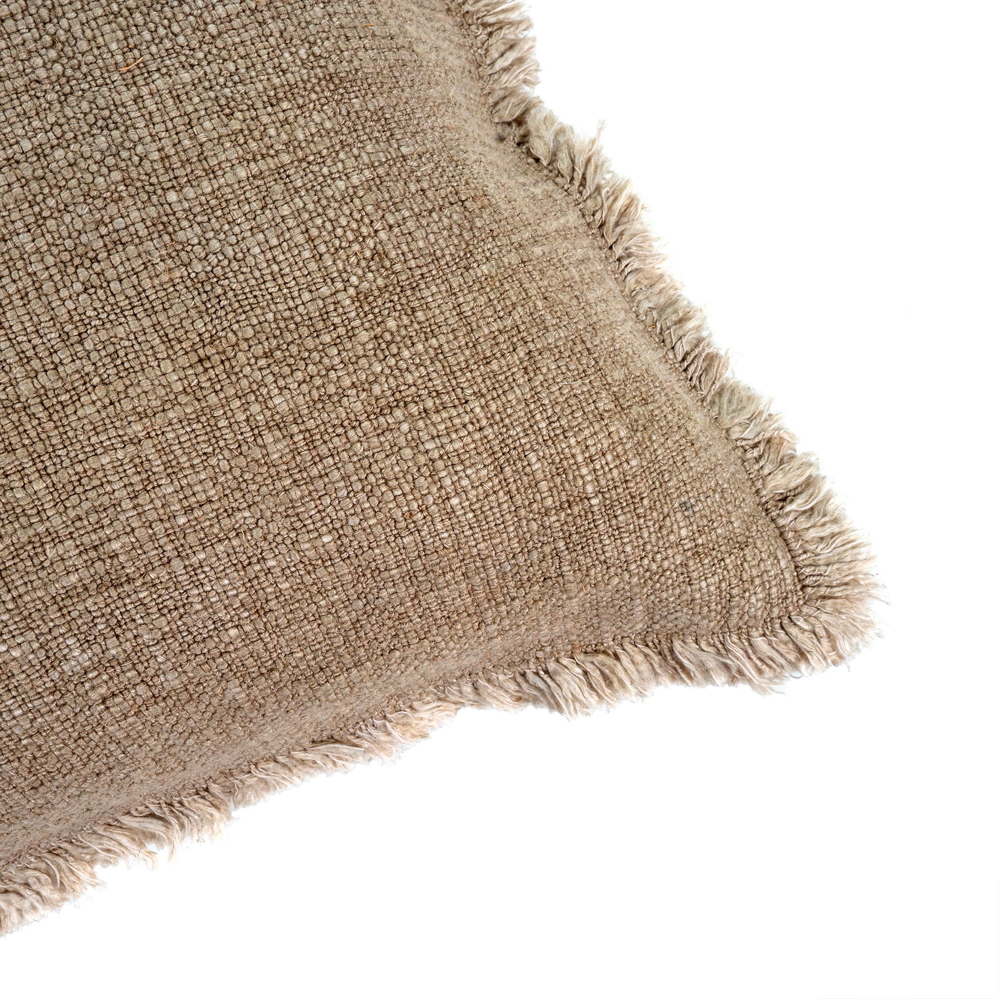 selena | dusty beige linen pillow