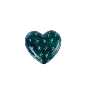 blue lagoon | soapstone mini heart