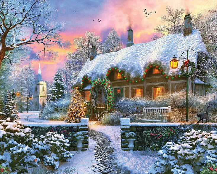 1000 pc christmas cottage | puzzle