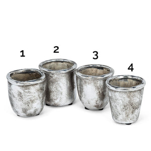 silver rustic | small planter