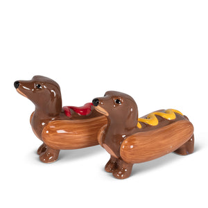 dachshunds in hot dogs | salt + pepper