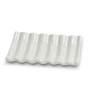 white ridge | soap dish