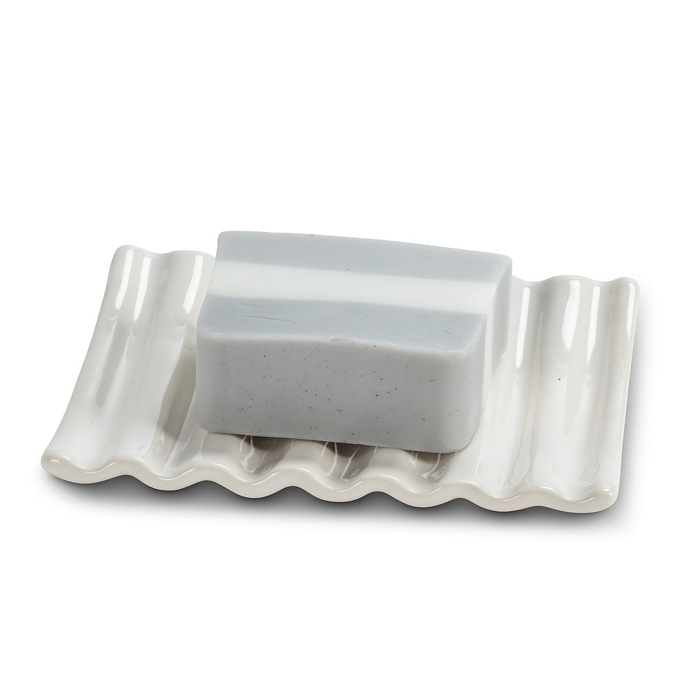 white ridge | soap dish